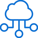 cloud edge computing icon